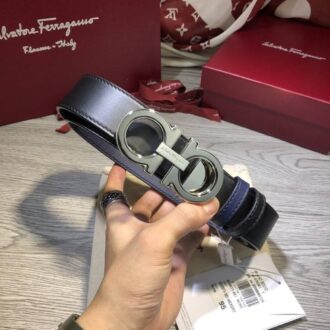 Dây lưng nam Salvatore Ferragamo mặt trắng siêu cấp