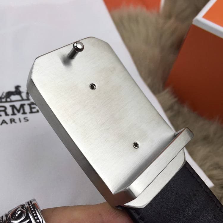 Dây nịt Hermes nam da cá sấu mặt mới siêu cấp