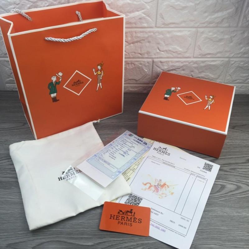 Dây nịt Hermes nam nâu mặt chữ H họa tiết classic gold siêu cấp