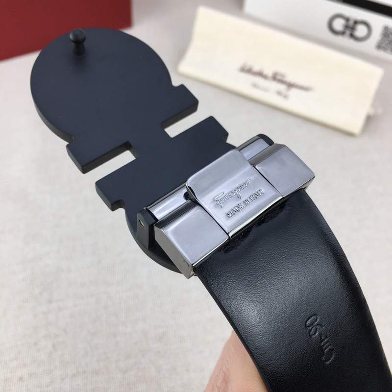 Dây nịt nam Salvatore Ferragamo mặt đen siêu cấp