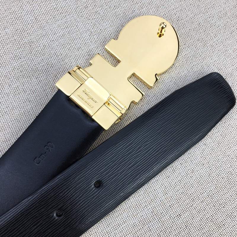 Dây nịt nam Salvatore Ferragamo mặt vàng siêu cấp