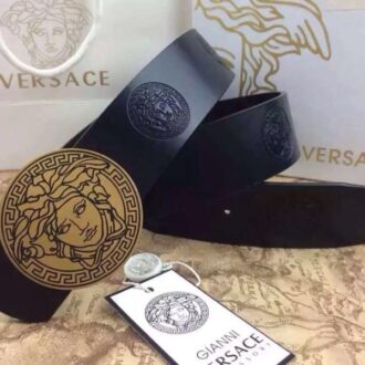 Dây nịt nam Versace siêu cấp mặt tròn