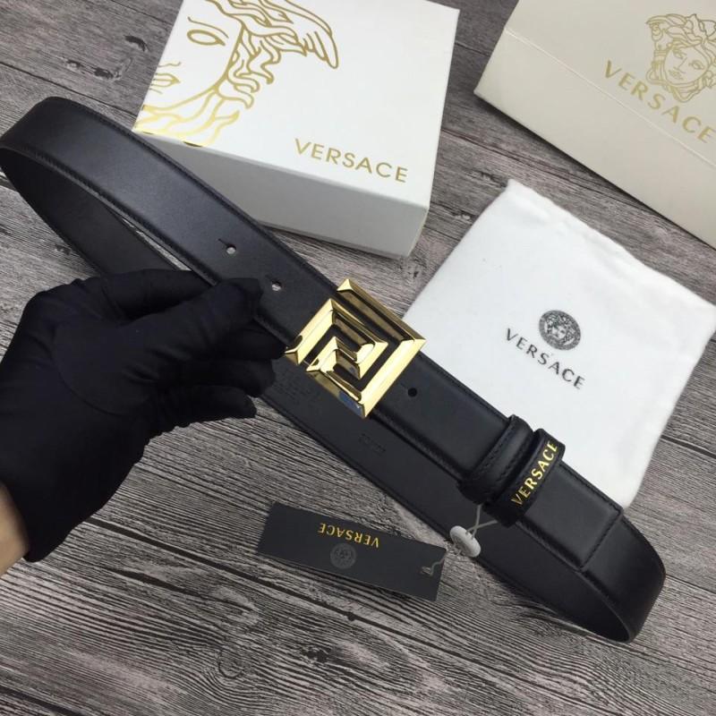 Dây nịt nam Versace siêu cấp mặt vuông