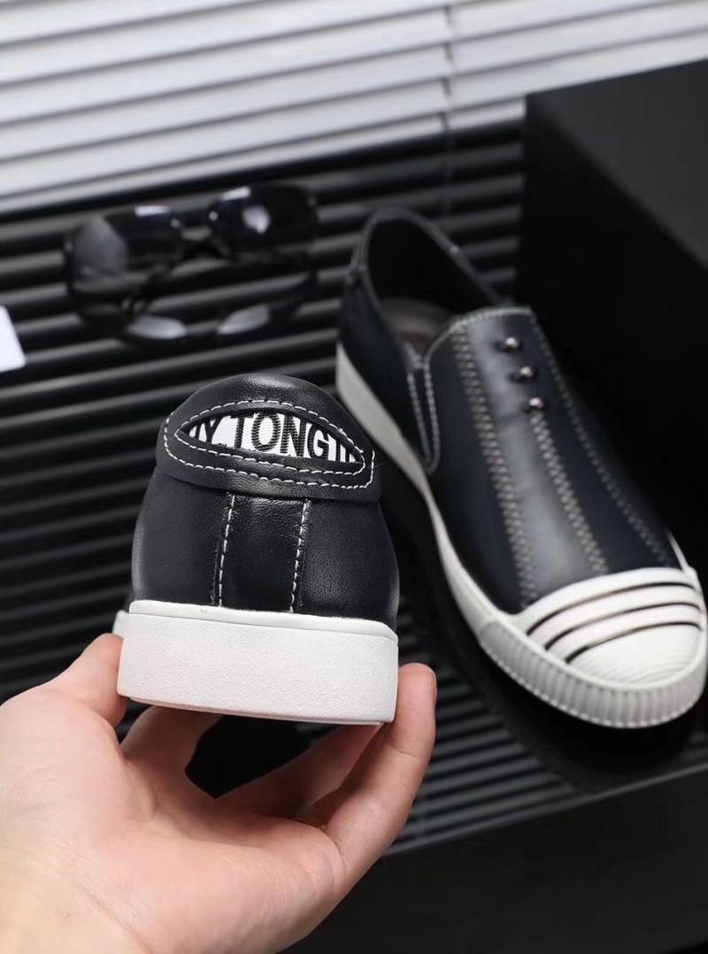 Giày lười Prada siêu cấp họa tiết chỉ may