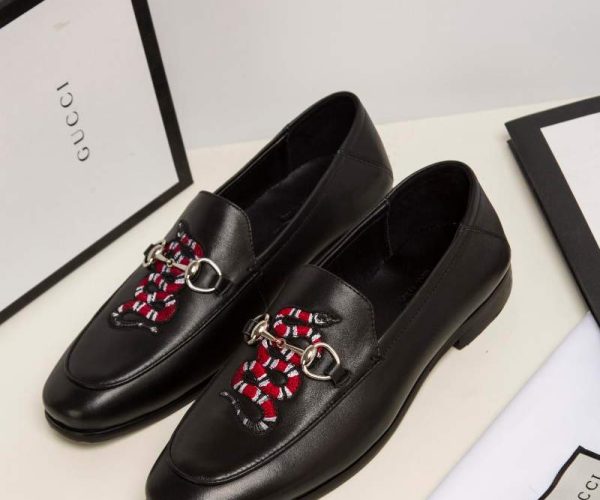 Giày lười Gucci siêu cấp họa tiết rắn