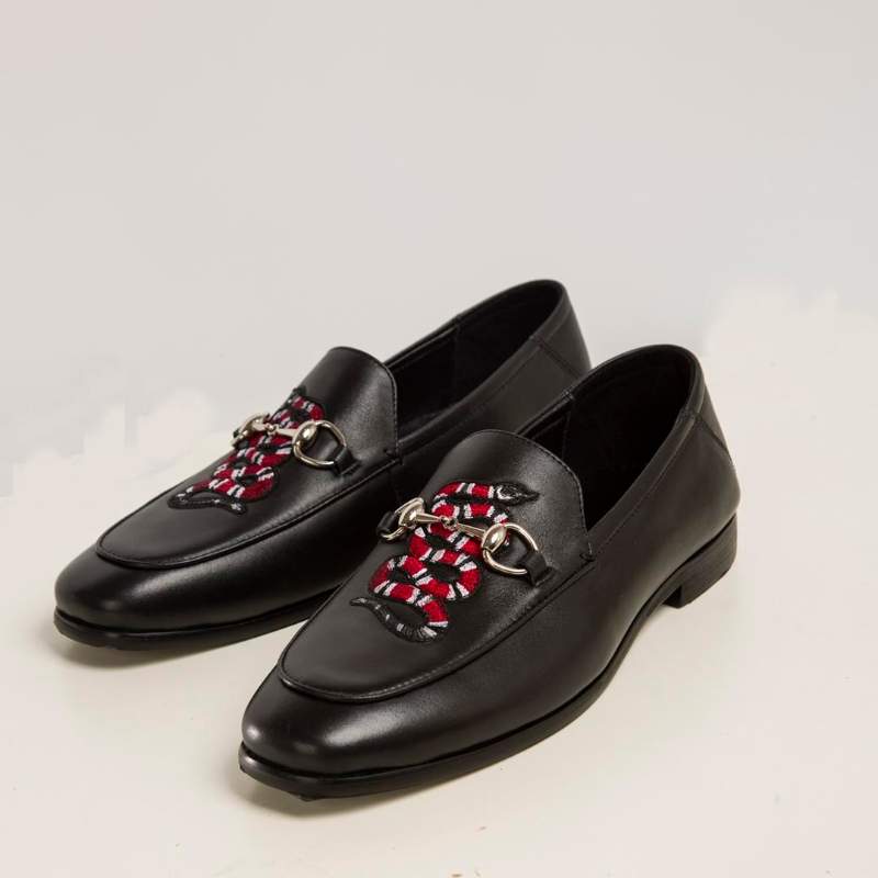 Giày lười Gucci siêu cấp họa tiết rắn 