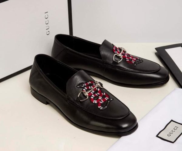 Giày lười Gucci siêu cấp họa tiết rắn