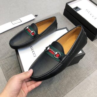 giày lười gucci siêu cấp màu đen