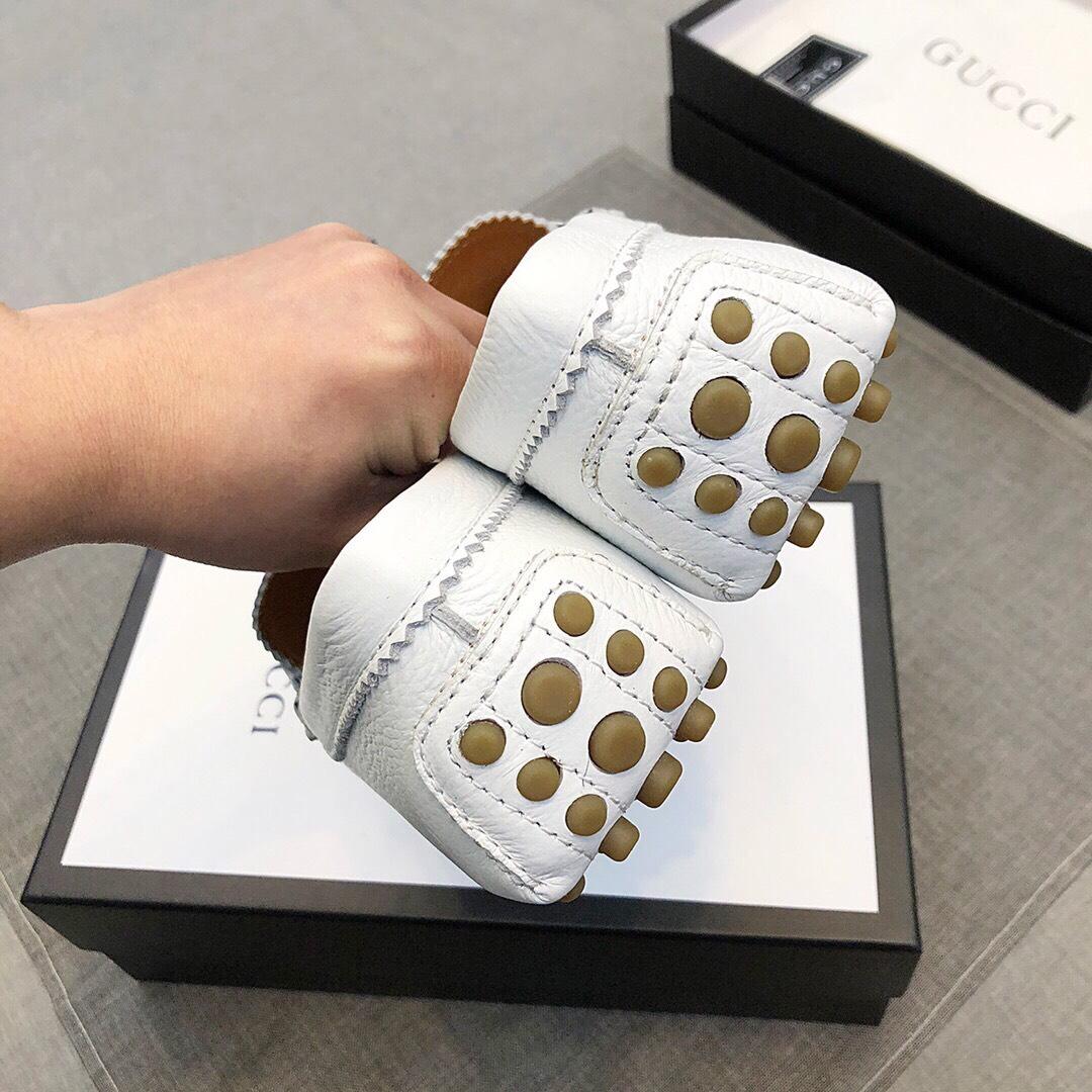 Giày lười Gucci siêu cấp màu trắng 