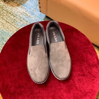 Giày lười Prada siêu cấp da lộn