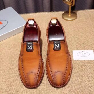 Giày lười Prada siêu cấp họa tiết chữ M