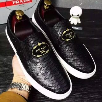 Giày lười Prada siêu cấp họa tiết da rắn