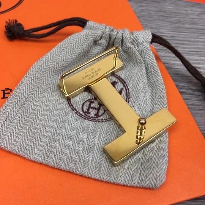 Thắt lưng Hermes nam đen chữ H thanh TLH25