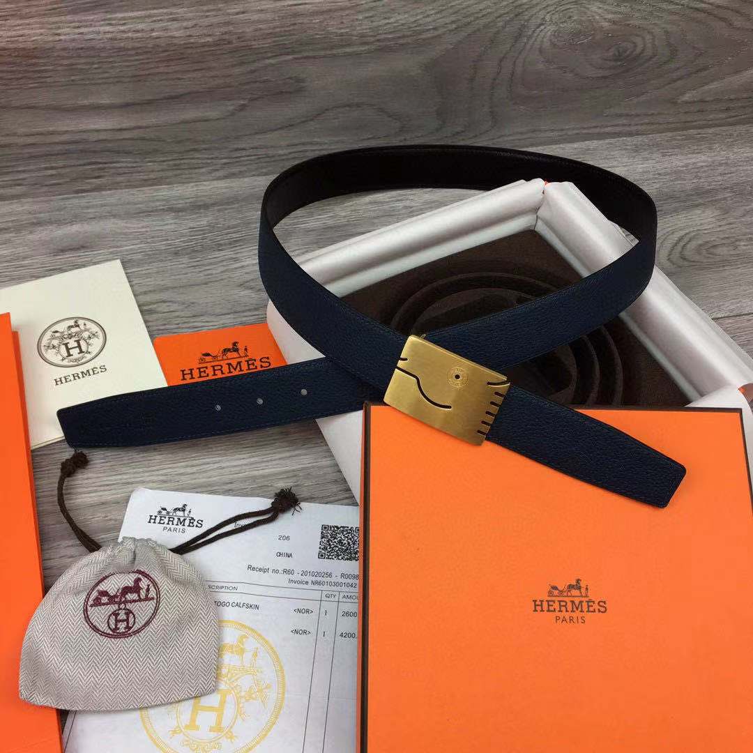 Thắt lưng Hermes nam mặt vuông TLH29