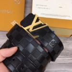 Thắt lưng nam Louis Vuitton Like au dây kẻ caro TLLV24