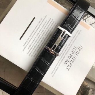 Thắt lưng nam Gucci siêu cấp da vân rắn mặt hình chu h