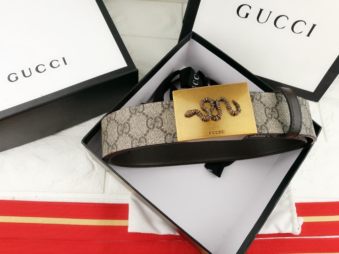 Thắt lưng nam Gucci siêu cấp họa tiết rắn