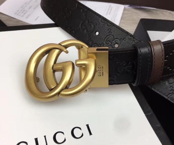 Thắt lưng nam Gucci siêu cấp da dập họa tiết logo TLGC39