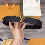 Thắt lưng nam Louis Vuitton hai mặt da trơn TLLV27