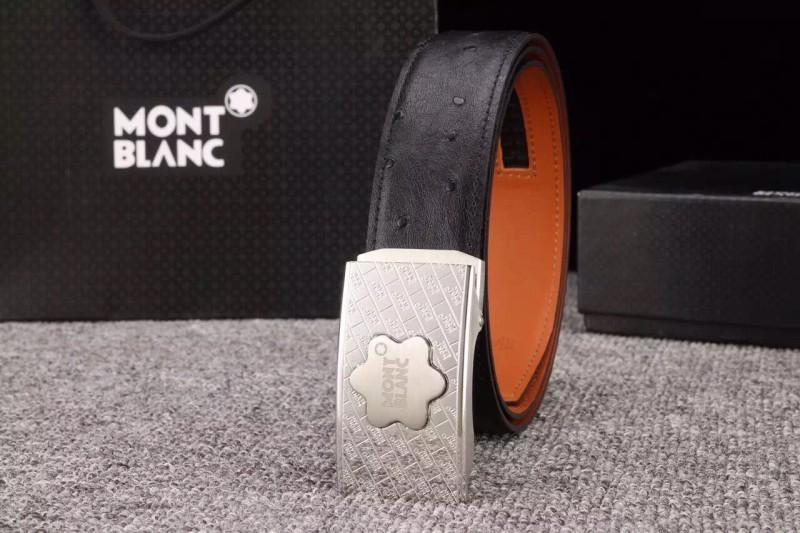 Thắt lưng nam Montblanc mặt khóa hoa siêu cấp