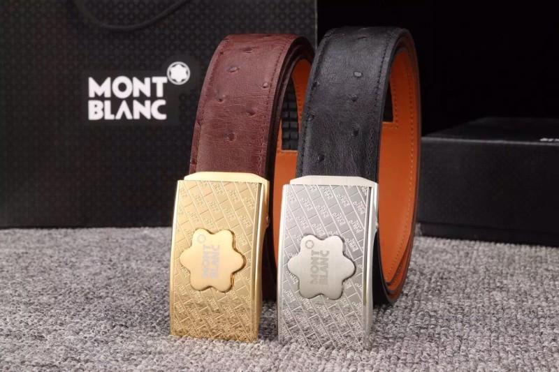 Thắt lưng nam Montblanc mặt khóa hoa siêu cấp
