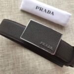 Thắt lưng Prada nam mặt chữ nhật siêu cấp