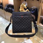 Túi đeo chéo Gucci siêu cấp đen da trơn