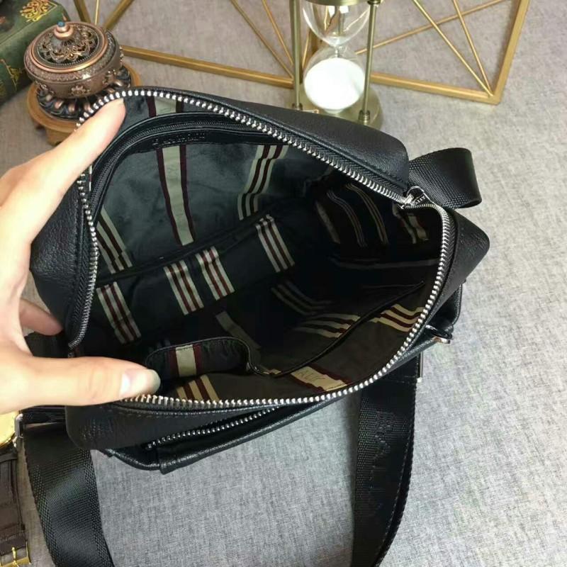 Túi đeo chéo Bally siêu cấp đen kẻ đỏ trắng