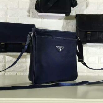 Túi đeo chéo Prada siêu cấp xanh