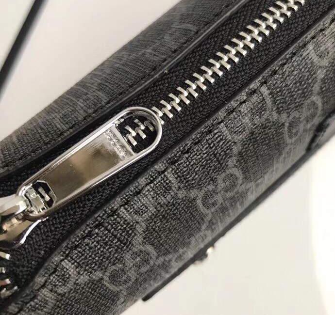 Túi đeo chéo Gucci siêu cấp đen hoạ tiết caro