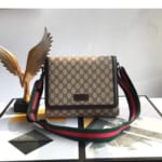 Túi đeo chéo Gucci siêu cấp trắng họa tiết caro