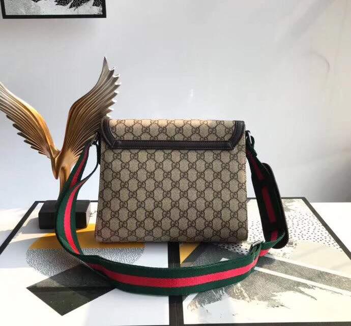 Túi đeo chéo Gucci siêu cấp trắng họa tiết caro