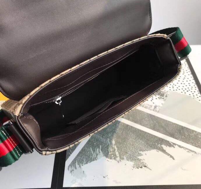 Túi đeo chéo Gucci siêu cấp trắng họa tiết caro