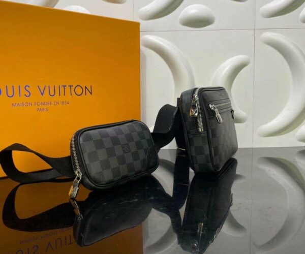 Túi đeo chéo Louis Vuitton hoạ tiết caro 2 in 1 TDCLV21