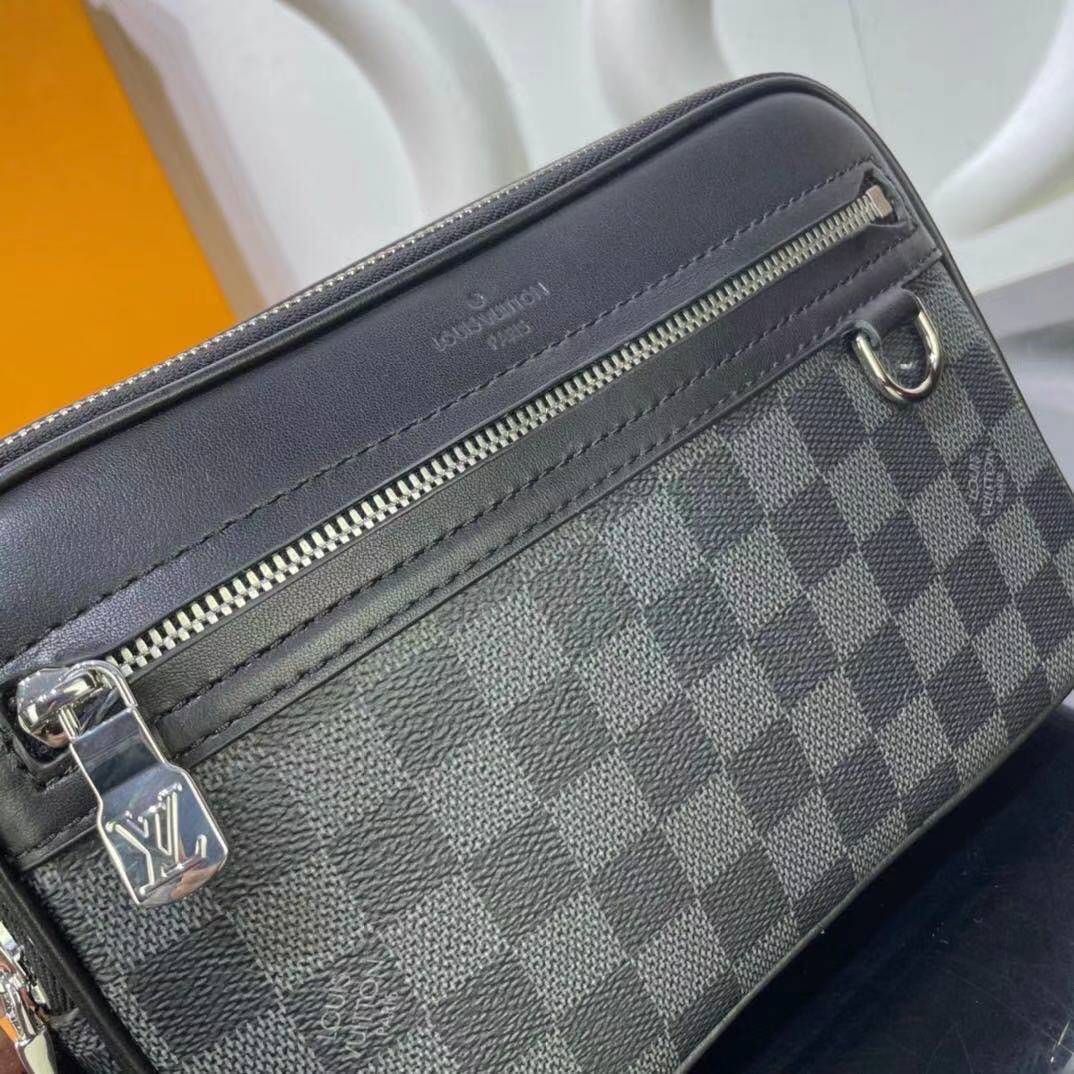 Túi đeo chéo Louis Vuitton hoạ tiết caro 2 in 1 TDCLV21