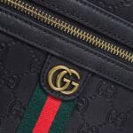 Túi đeo chéo nam Gucci siêu cấp logo vàng viền đỏ