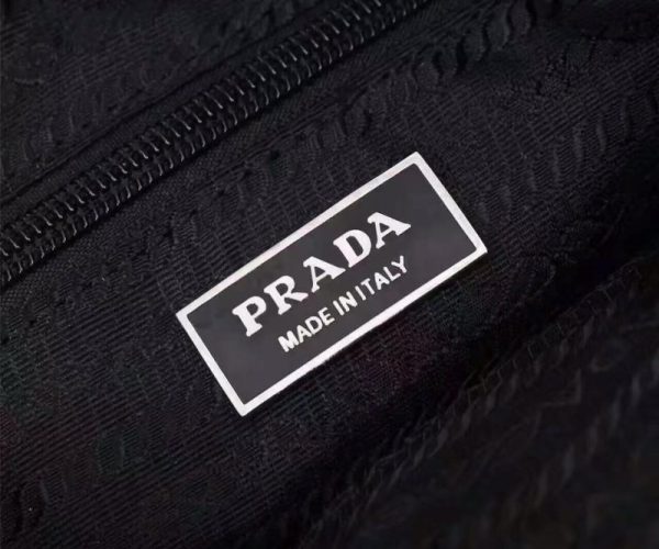 Túi đeo chéo Prada siêu cấp đen hai khóa kim