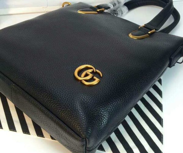 Túi xách Gucci nam mini đen logo G nổi hàng siêu cấp