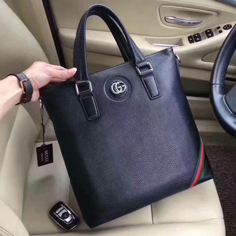 Túi xách Gucci nam xanh đen kẻ góc hàng siêu cấp