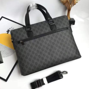 Túi xách nam Gucci siêu cấp đen hoạ tiết logo