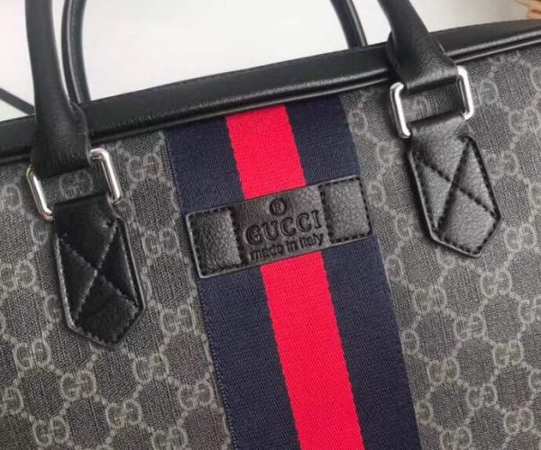 Túi xách nam Gucci siêu cấp họa tiết xanh đỏ