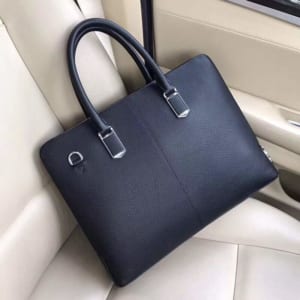 Túi xách nam Prada siêu cấp xanh da trơn