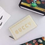 Ví dài Gucci siêu cấp trắng họa tiết guccy