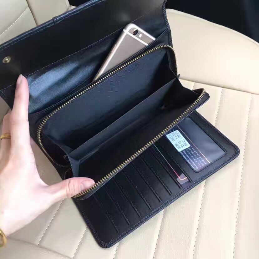 Ví nam cầm tay Gucci siêu cấp họa tiết con báo