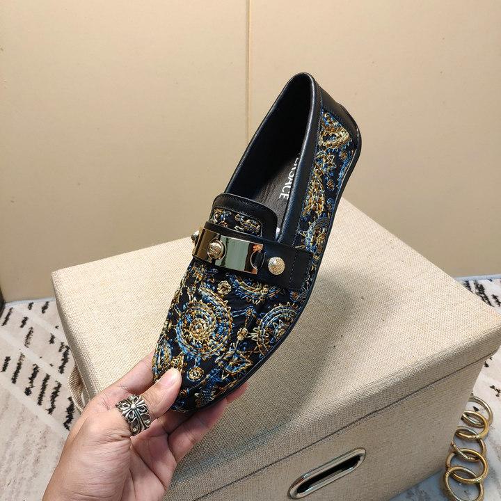 Giày nam Versace siêu cấp họa tiết rồng