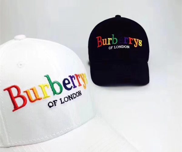 Mũ nam Burberry siêu cấp trắng họa tiết logo