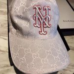 Mũ nam Gucci siêu cấp trắng họa tiết logo NY