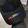 Nón nam Balenciaga siêu cấp đen họa tiết logo