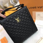 Túi đeo chéo Louis Vuitton siêu cấp da sần họa tiết caro