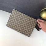 Ví nam Gucci siêu cấp cầm tay họa tiết logo và hổ